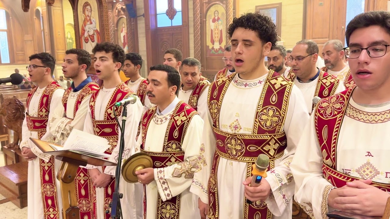 لحن بي ابنيفما ⲡⲓ̀ⲡⲛⲉⲩⲙⲁ من صلاة السجدة ٢٠٢٥ - خورس افا أنطوني وبولا منير