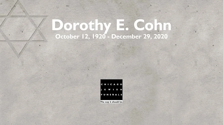 Dorothy E Cohn