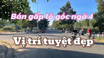 Lô góc ngã 4 Vsip2. TP Tân Uyên. Vị trí đẹp, buôn bán tốt