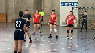 Aztecas Sub 21 Vs UNAM , 1er tiempo 1/3 Handball Femenil