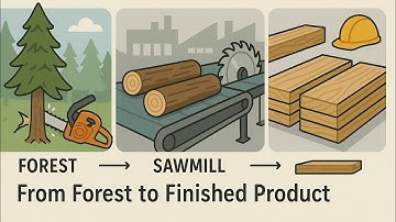 🪓 Tree to Timber: The Full Wood Processing Journey