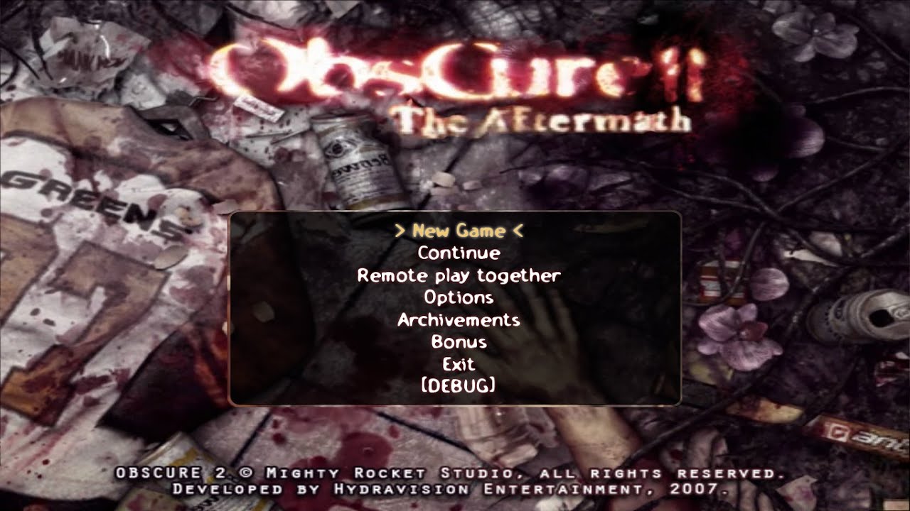 ObsCure II: The aftermath AOL Edition (The bonus/extras section)
