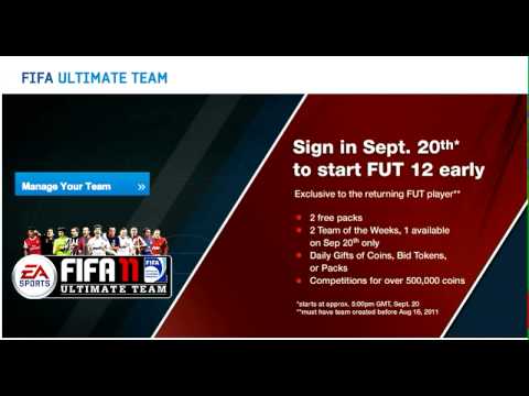 FIFA 12 Ultimate Team Web App Available - UltimateFIFA