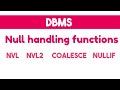 null handling functions in Oracle | dbms | tamil #gvspace #dbmstutorials #oracletutorial