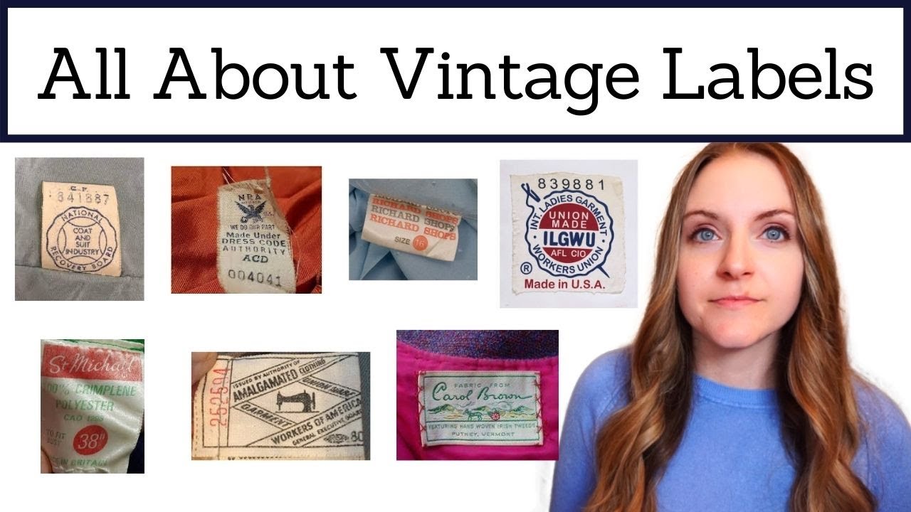 Is It VINTAGE? Clothing Tags and Labels 