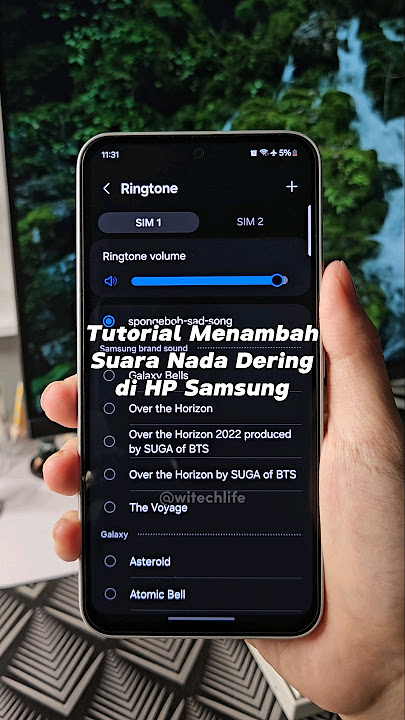 CARA CUSTOM SUARA RINGTONE DI HP SAMSUNG KALIAN ! #samsungtips #hpsamsung