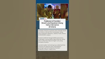 Momen Hangat! Prabowo dan Presiden Brasil Lula Rayakan Ulang Tahun Bersama di Istana