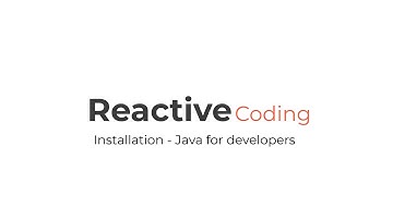 Java For Developers 02 - Installation