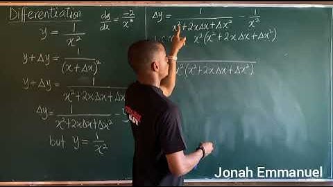 First Principle Differentiation of Rational Terms II | Derivatives