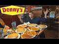ALL YOU CAN EAT PANCAKES VS COMPETITIVE EATER | DESTROYING COUNTLESS PANCAKES | DENNY'S