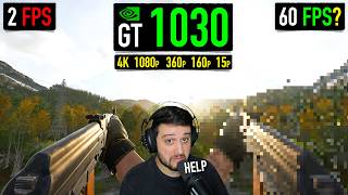I Played WARDOGS at 15p Resolution to get 60 FPS on a GT 1030...
