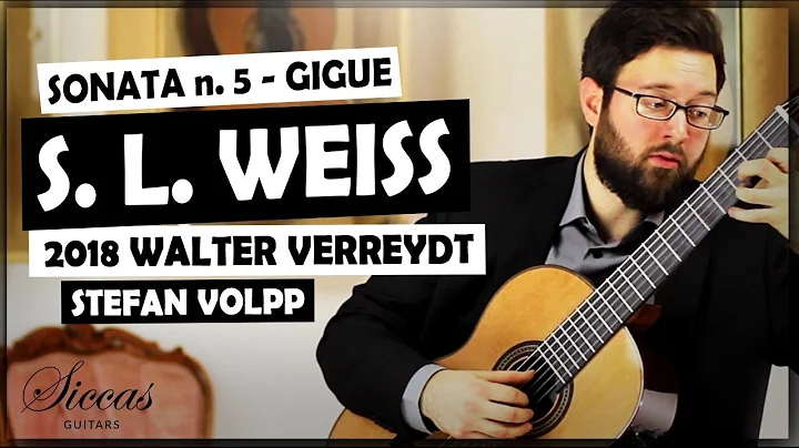 S.L. Weiss - Sonata No. 5 - Gigue played by Stefan...