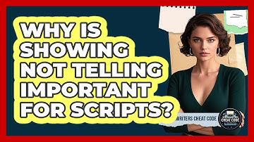 Why Is Showing Not Telling Important For Scripts?