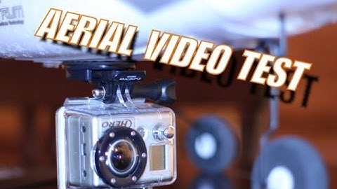 RC Plane First Attempt With GoPro Camera