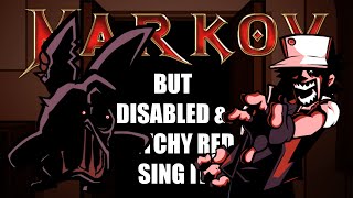 Give Me Your Sing (Markov, but DISABLED and Glitchy Red sing it) - FNF Cover #8