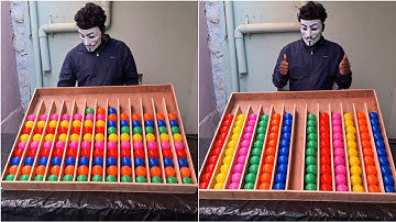 Best puzzle sort ball game challenge sorting very well || LKR Food Challenge