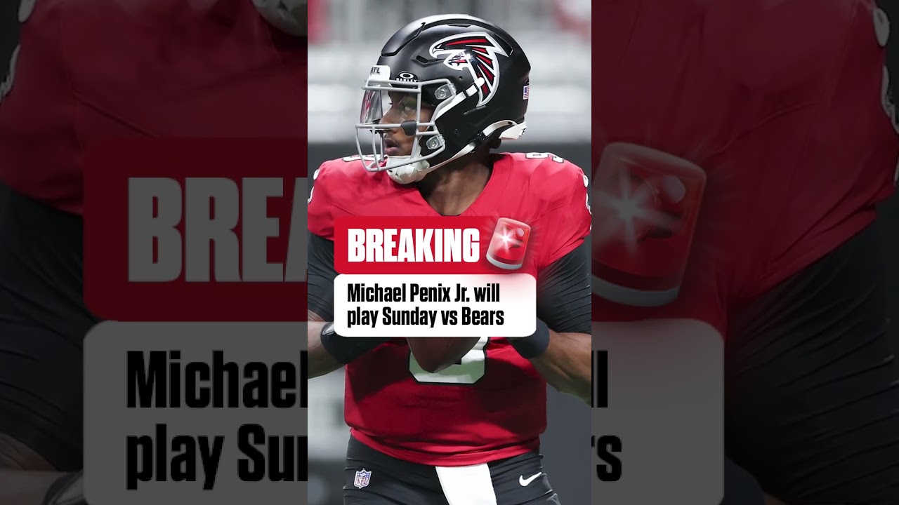 Falcons QB Michael Penix Jr. will play vs Bears on Sunday