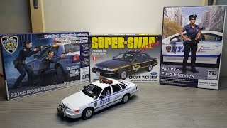 Lindberg 1997 Nypd Ford Crown Victoria Police Car 125 Scale