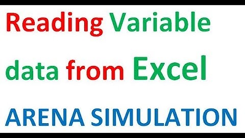 Reading Excel file Arena Simulation
