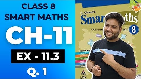Smart Maths Class 8, Chapter - 11 || Exercise 11.3 || Mensuration