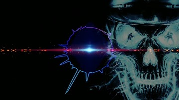 Neon skull || Avee player template