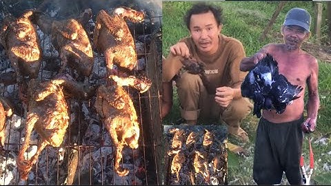 Bồ câu nướng mọi - thêm ly rượu đế còn gì ngon hơn / Ngọc vũ Vlog