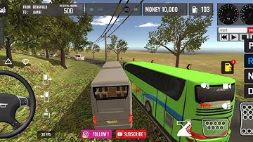 IBDB Bus simulator | IBDB Bus lintas Sumatera Gameplay walkthrough Android, iOS #bussimulator3d