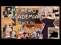 || Mha React To Inumaki Toge | Made by : Justzeezee ||