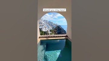 The most famous suite in Santorini! #santorini #greece