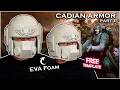 How to Make Warhammer 40K Cadian Cosplay Armor Part 3 - EVA Foam Helmet w/ Free Templates