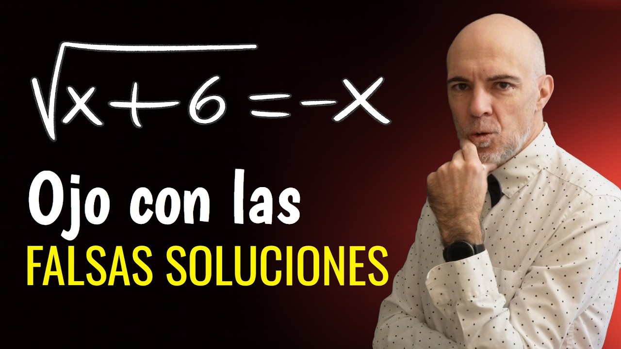 Ecuación irracional MUY INTERESANTE | Cuidado con las falsas soluciones