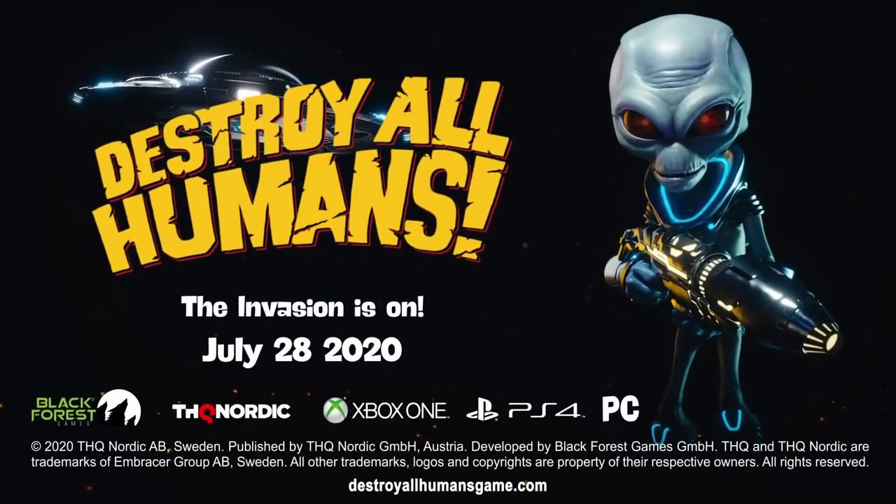Destroy All Humans! Official Turnipseed Farm Gameplay Trailer YouTube