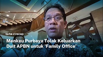 Purbaya Ogah Bangun Family Office Pakai APBN: Bangun Saja Sendiri!