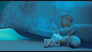 Ice Age Scrat Knocked Out Unconscious 2002