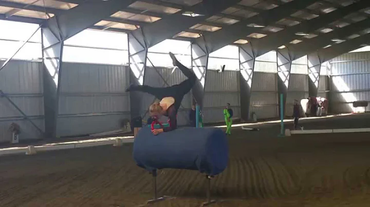2015 Mtn. Fest Spokane HHRS Vaulting Team barrel