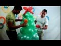 Árbol de Navidad con Globos!!!