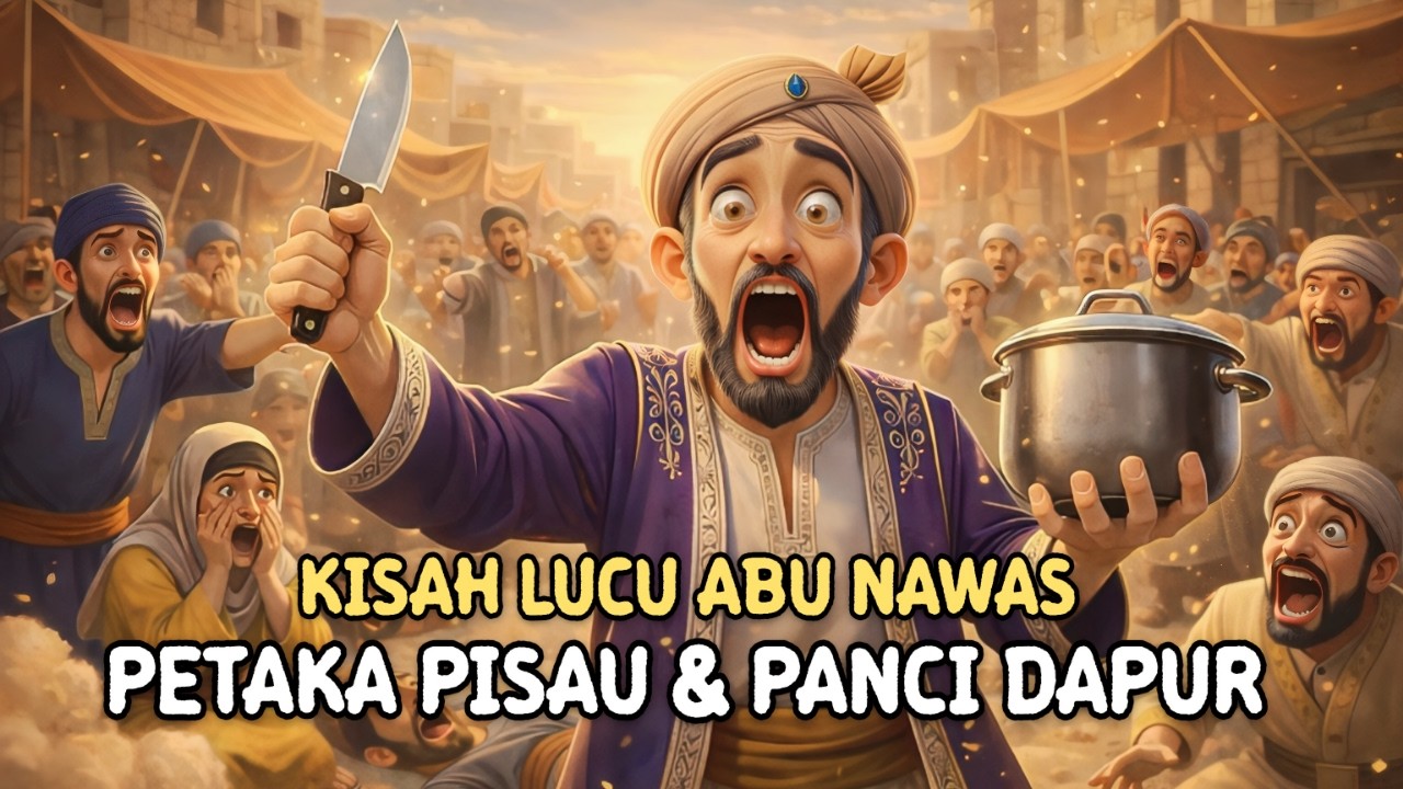 GAWAT!! Abu Nawas Meradang Gara-Gara Pisau & Panci - humor sufi