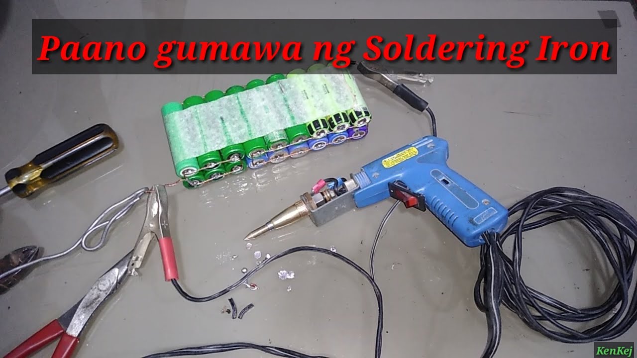 Paano gumawa ng Soldering Iron gamit ang glow plug o heater plug ( How