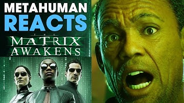 Metahuman Reacts to The Matrix Awakens: An Unreal Engine 5 Experience