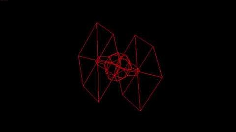 Arnes Amiga assembly course : Rotating Tie-fighter