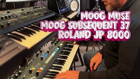 Balkan Lament Improvisation on Moog Muse, Subsequent 37 & JP-8000 | @CayetanoUnplugged