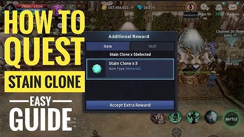 Cabal Mobile PH - How To Quest Stain Clone