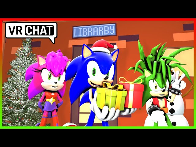 SONIC GOES PROTECTIVE BROTHER MODE FOR SONIA IN VR CHAT! 