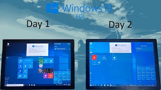 Using Windows 10 for its last two days