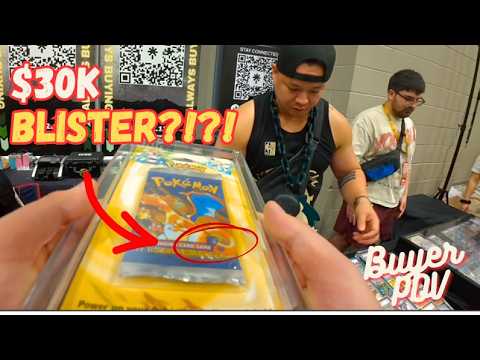 This Pokémon Blister Was $30K?! l Dallas Card Show l Buyer POV