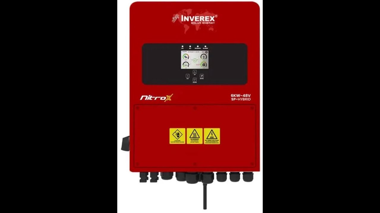 Inverex Nitrox Hybrid Inverter Battery Settings - YouTube