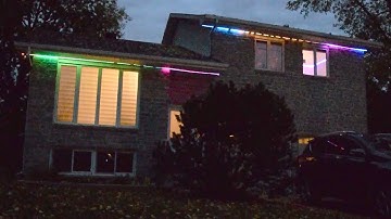 Testing FastLED Demo Reel 100 on Arduino UNO demoreel100.ino - WS2811 LED Strip - Christmas Lights