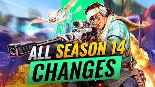 ALL NEW SEASON 14 CHANGES (NEW LEGEND VANTAGE - Buffs & Nerfs and More) - Apex Legends
