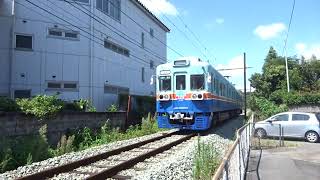 【運行最終日】熊本電鉄200形　上熊本駅～韓々坂間にて