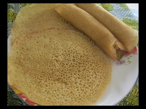 Injera Recipe -Ethiopian Flat Bread